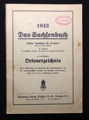 Das sachsenbuch 1943 frühere - das,