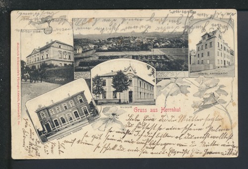 Ansichtskarte herrnhut sachsen - ansichtskarte,